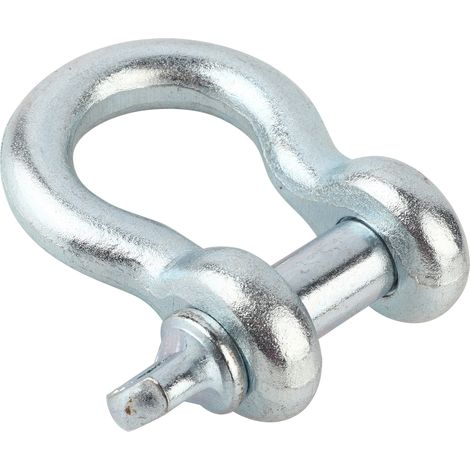 Manille de levage américaine robuste G209 en forme d'arc, manille marine, manille en U/D, 6,5 t (1/4)