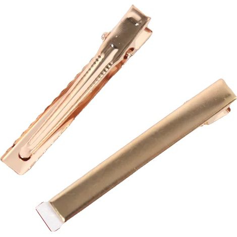 Horquillas para el cabello, material de aleación resistente, versátiles para peinar, 5,5 cm, 50 unidades. (1/2)