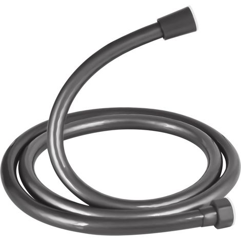 Brauseschlauch 1,5m mit Verdrehschutz, Kunststoff, Chrom-Rotgussgrau (1/5)