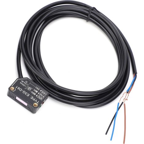 Détecteur photoélectrique carré NPN 3 fils normalement ouvert BERM E3GD61 DC6-36V