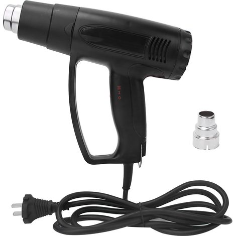 Pistolet à air chaud industriel 2000W, réglage continu de température, prise CN 220V, outil électrique de chauffage puissant (1/5)