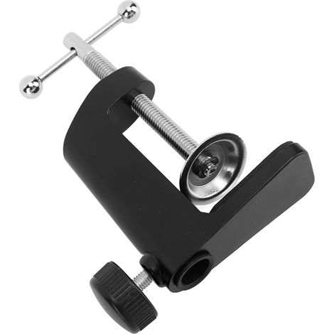 Tischklemme aus Aluminium, schwarz, 61 mm (2,4 Zoll), Tischhalterung für Tischlampen (1/5)