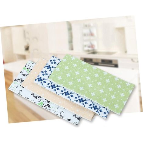 Autocollant auto-adhésif pour lavabo de salle de bain, 4 pièces, autocollant en PVC pour lavabo de cuisine, 50.2x12cm