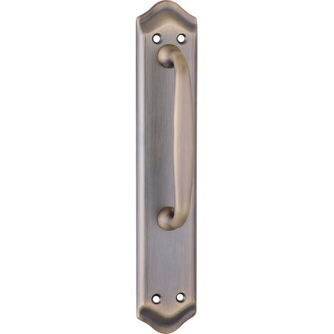Manillón zamak placa curva acabado cuero modelo 884 (1/2)