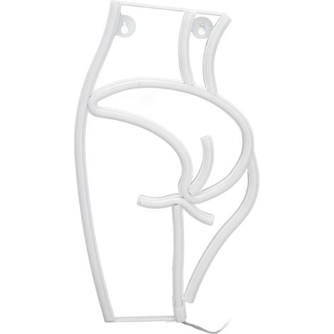 Néon lumineux, modèle féminin, forme originale, double alimentation, veilleuse LED facilement transportable pour bars, karaokés, lumière rose (1/5)