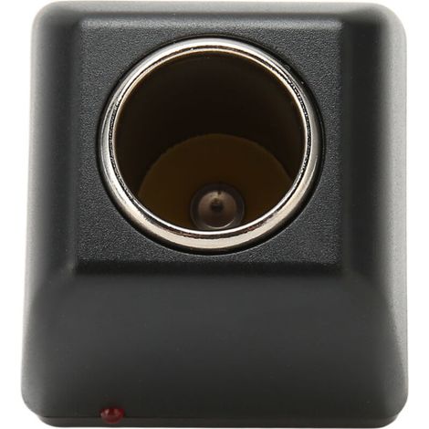 Adaptateur allume-cigare 12V/24V pour voiture et camion, convertisseur AC 110V-240V en DC, prise européenne avec voyant LED (1/5)