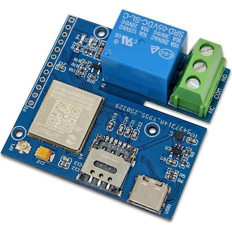 Module relais unique IoT 4G intégré AIR780E (1/5)