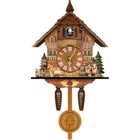Horloge à coucou murale style rétro forêt, réveil coucou, décoration pour enfants, alarme pour la maison (1/5)