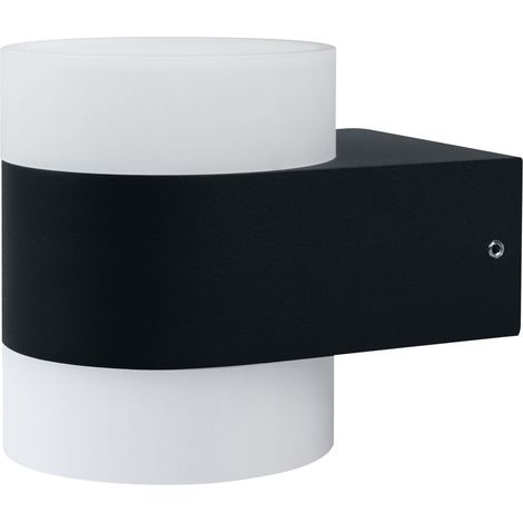 OSRAM UpDown Puck applique LED, blanc chaud 3000 K, éclairage extérieur, 13W, éclairage vers le haut et vers le bas, IP44, 980lm, aluminium moulé sous pression, gris