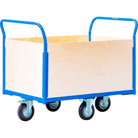 Chariot de transport 360° avec 1 plateau et 4 parois MW Tools SH50104W (1/5)