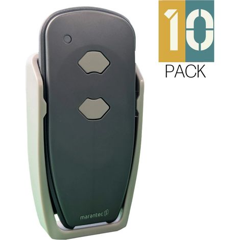 DIGITAL D382-868 MHz Télécommande 2 boutons MARANTEC Pack de 10 (1/2)