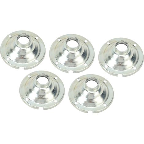 Set mit 5 Lampenschirmen für Grubenlampen, G3/4-Innengewinde, Eisenlampenschirme für Lagerhallen oder Fabriken, 10 cm G3/4-Rohr (1/5)