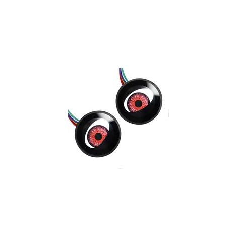 Phares avant décoratifs extra lumineux « œil de diable » pour voiture - Outil de modification de phares de voiture-Crezuo