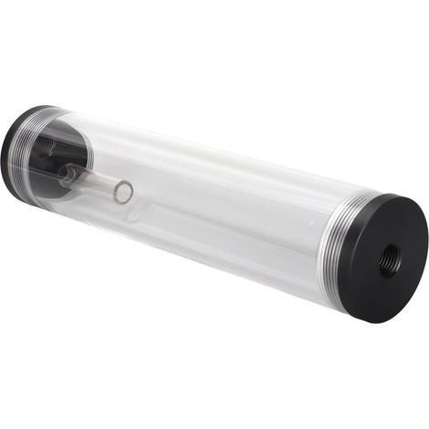 Flüssigkeitskühlbehälter, 210 mm (8,3 Zoll) lang, aus Acrylglas, 3 Löcher, G1/4 Zoll Gewinde, geräuschlos. (1/5)