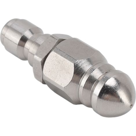 Nettoyeur Haute Pression G1/4 Acier Inoxydable Buse Jet Pour Canalisation Évier Flexible Anti-Colmatage Embout Rapide (1/5)