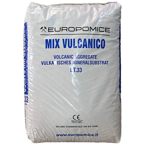 Vulcaflor intensivo 0/10 mm (c.ca 29 kg - 33 lt), terriccio, substrato vulcanico per piante e fiori (1/2)