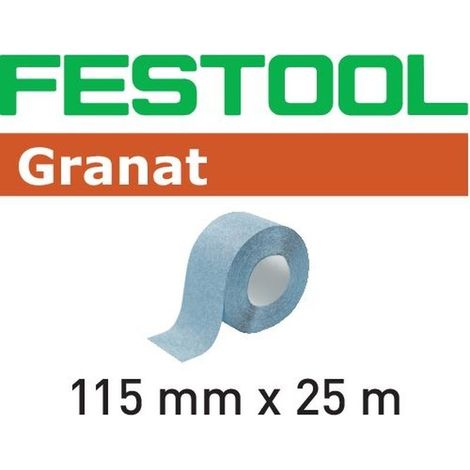 201108 Festool Rollo abrasivo Granat 115x25m P150 GR