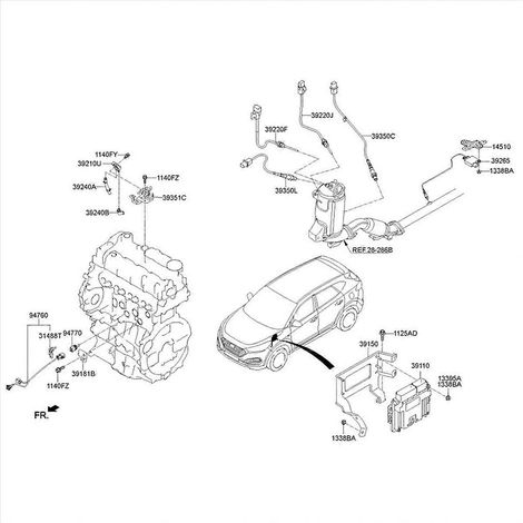 Capteur de particules PM pour voiture 39265-2F250 0281006612 (1/5)