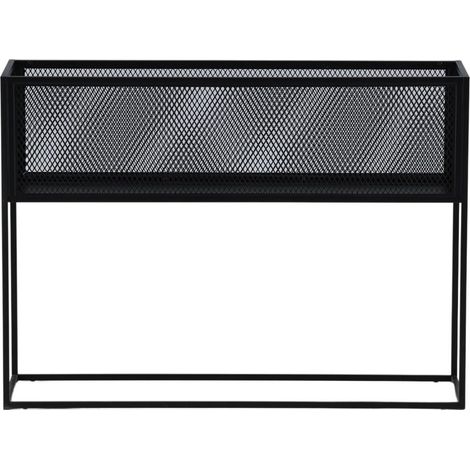 Netz étagère à plantes grille noir. (1/5)