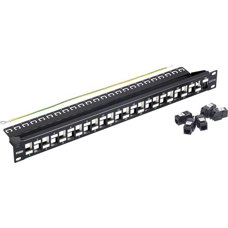 VIMAR - 03024.8 Panneau 24 RJ45 Cat6A UTP 1u