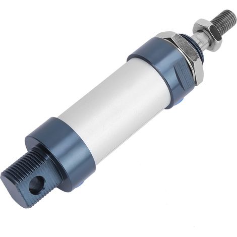 MAL 25mm Einfachkolben-Doppelwirkungs-Mini-Pneumatikzylinder aus Aluminiumlegierung (Hub 25mm) (1/5)