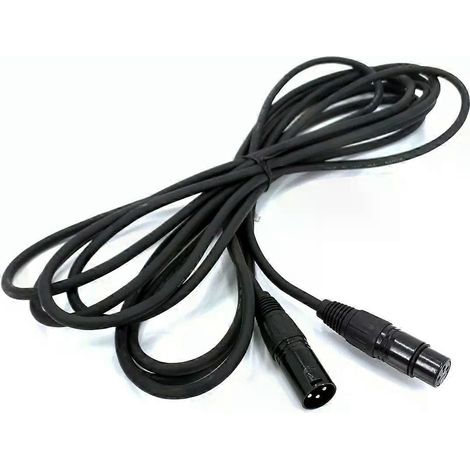 3-poliges DMX-Signalkabel, DMX512-Signalkabel für Bühnenbeleuchtung, LED-PAR-Scheinwerfer, Moving Heads, kundenspezifische Anpassung (1 m–50 m), DMX-Kabel (1/4)