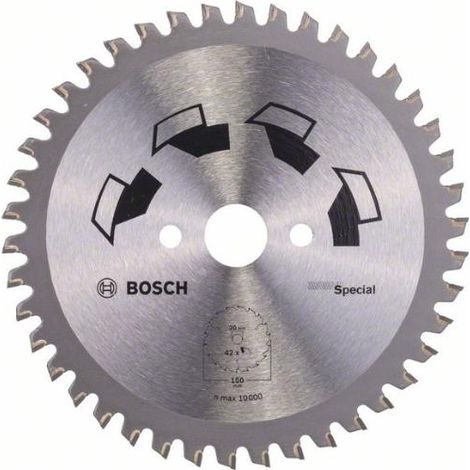Lama per sega circolare bosch argento 150 mm 42 denti