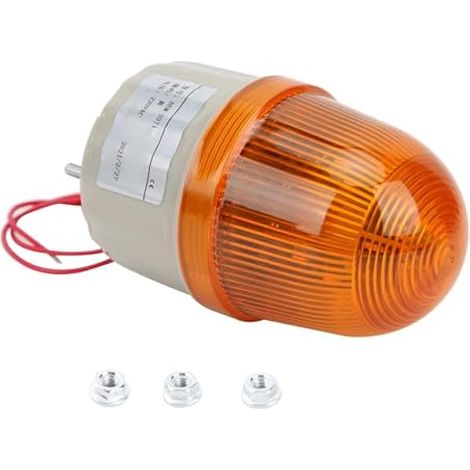 Voyant lumineux rotatif LED 220V AC, orange (1/5)