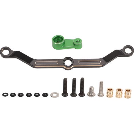 Tige de direction en alliage d'aluminium anti-vibrations pour liaison de direction RC Traxxas TRX4M 1/18 voiture télécommandée (1/5)