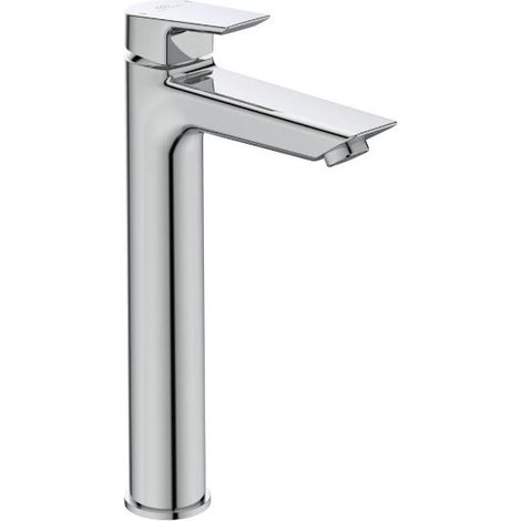 Mezclador monomando de lavabo con desagüe de latón cromado - Eurorama Desia