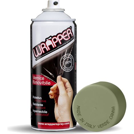 Wrapper, pellicola spray rimovibile, 400 ml - Verde canna