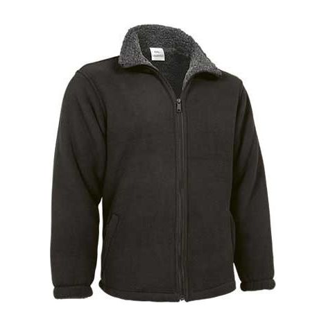 Chaqueta polar con alto aporte calórico VALENTO Siberian S Negro