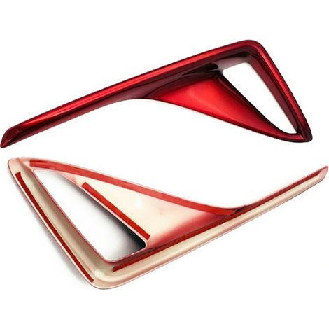 1 pair of stickers for the rear fog light frame of 17-21 Toyota C-HR (1/4)