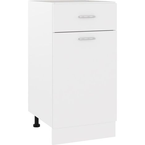 Meuble bas de cuisine Blanc 40x46x81,5 cm (1/5)