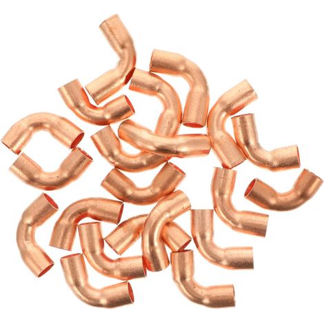 Coupleur à 90 Degrés en Cuivre 20 Pièces pour Tuyauterie Raccord Coudé, Installation Simple, Réutilisable, pour Eau Chaude et Froide, Équipement Frigorifique Sandales Femme (1/5)
