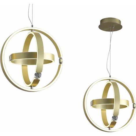 Suspension LED 80W Ø50 laiton 4000K Sirius Milagro (1/5)