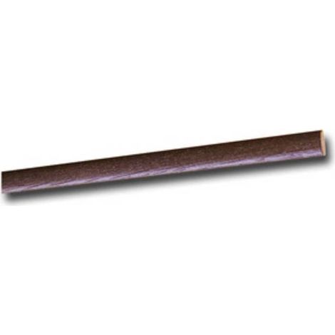 25 x CORNICE P/PARATI 4,5X14 LISCIA 200 CM NOCE SCURO