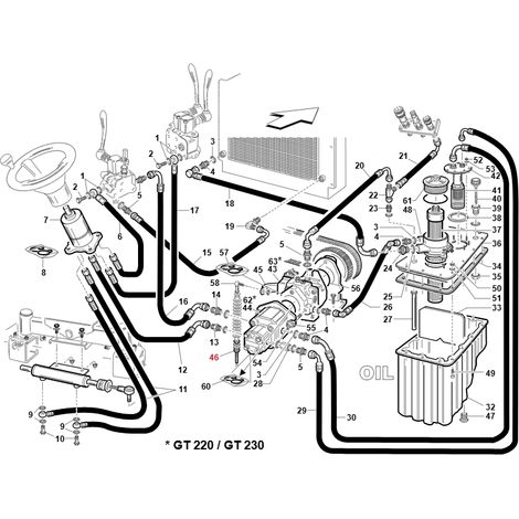 Kit cavo avanzamento trattorino modelli GTW ORIGINALE GIANNI FERRARI 95597130000