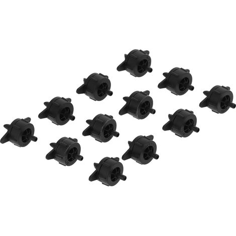Goutteur d'irrigation détachable 100 pièces, compensateur de pression 4L/h, buse adaptée pour tuyau 4/7, arrosage goutte-à-goutte économique. (1/5)