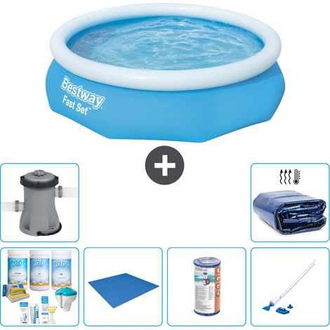 Bestway Piscina Bestway Fast Set Rotonda - 305x76 cm - 7-pezzi  S21376 (1/5)