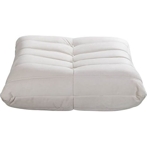 HOME DELUXE - Relaxsessel Hocker CHILL  Farbe Beige Relaxsessel Stuhl Hocker Sessel Beinablage  Relaxsessel Stuhl Hocker Sessel