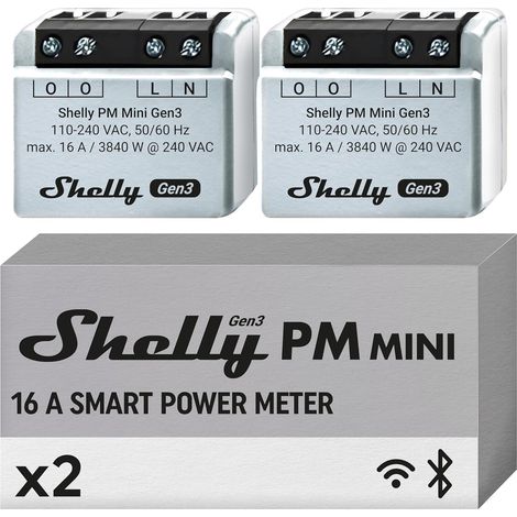 SHELLY PLUS PM MINI GEN3 - PACK X 2