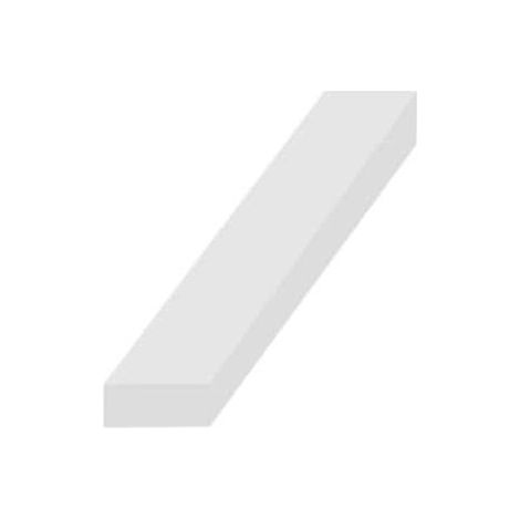 Bande caoutchouc spongieux silicone blanc 40x20mm longueur 1m