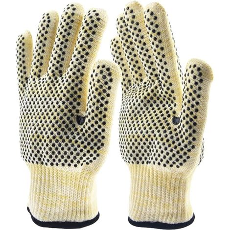 Guantes de trabajo de nailon, antipicaduras, aislantes térmicos, para jardinería, amortiguadores, transpirables y cómodos, 26 cm de largo.