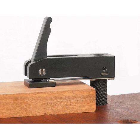 Abrazadera de mesa de prensa de banco MFT para carpintería de aleación de aluminio de 20mm y 3/4 pulgadas (1/2)