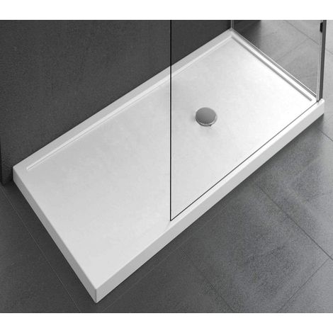 Olympic plus piatto doccia acrilico 120x70 h.11,5 cm piletta ø 90 bianco OL1207011-30 (1/3)
