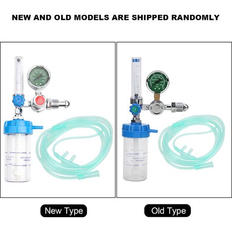 Manomètre médical pour inhalateur d'oxygène à flotteur, manomètre à oxygène médical, valve de réduction de pression médicale filetage extérieur G5/8" (1/5)