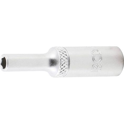 Douille pour Clé Six Pans Longue 6,3 mm (1/4) - 4 mm - Précision et Durabilité, Acier, Zones Difficiles - D-Work (1/5)