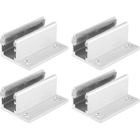 Ensemble de 4 pièces pour dispositif anti-balancement de porte automatique, dispositif de fixation de porte à capteur, dispositif anti-balancement de fin de course pour porte coulissante, roulette de (1/5)