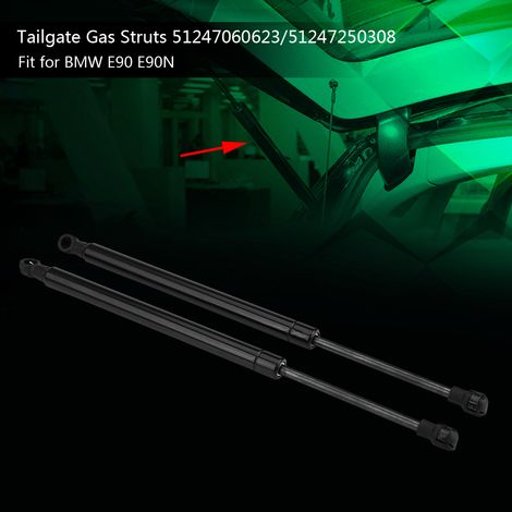amortiguadores de gas para el portón trasero de BMW E90 323i 325i 328i 330i, reemplazo directo, fácil instalación, número de pieza 51247060623 (1/5)